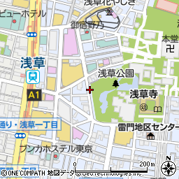 居酒屋 浩司 浅草店周辺の地図