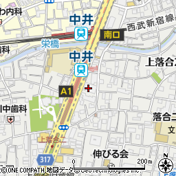 東京信用金庫中井駅前支店周辺の地図