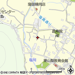 山梨県甲州市塩山千野3266-6周辺の地図