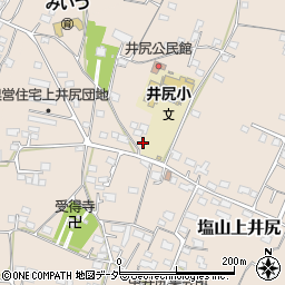 山梨県甲州市塩山上井尻676-3周辺の地図