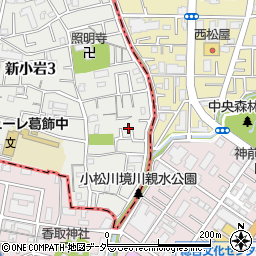 東京都葛飾区新小岩3丁目27-22周辺の地図