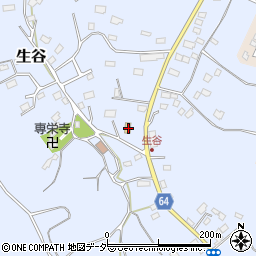 千葉県佐倉市生谷485-6周辺の地図