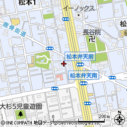 東京都江戸川区松本1丁目11-15周辺の地図