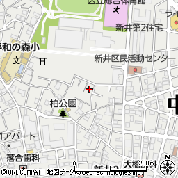 東京都中野区新井3丁目19周辺の地図