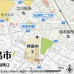 ミドリ安全株式会社　西東京支社周辺の地図