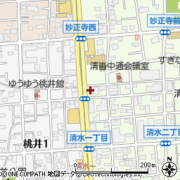 ビックフラワー周辺の地図