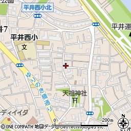 東京都江戸川区平井7丁目30-6周辺の地図