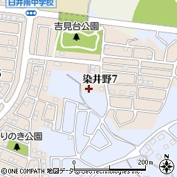 千葉県佐倉市染井野7丁目周辺の地図