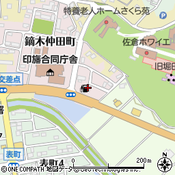 中央シェル石油販売株式会社　佐倉かぶらぎサービスステーション周辺の地図
