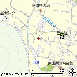 山梨県甲州市塩山千野3267周辺の地図