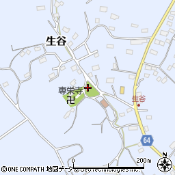 千葉県佐倉市生谷497周辺の地図
