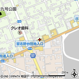 オートバックス習志野台店周辺の地図