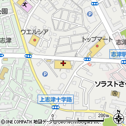 ケーヨーデイツー志津店周辺の地図