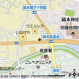 千葉県佐倉市鏑木町405周辺の地図