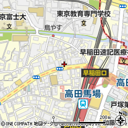 七田式　高田馬場教室周辺の地図