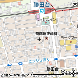 カサ・フローラ勝田台周辺の地図
