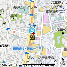 浅草駅前平和ビル周辺の地図