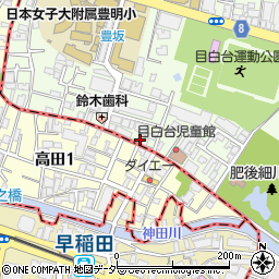 東京都文京区目白台1丁目6-3周辺の地図