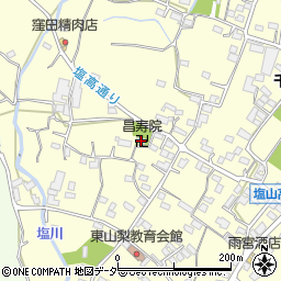 山梨県甲州市塩山千野3333周辺の地図