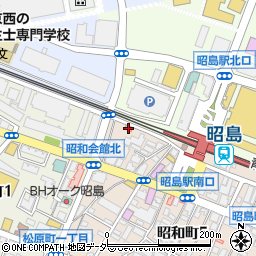 理容室スウィング昭島店周辺の地図