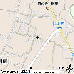 山梨県甲州市塩山上井尻1404-1周辺の地図