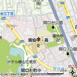 東京都文京区関口3丁目周辺の地図