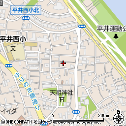 東京都江戸川区平井7丁目30-4周辺の地図