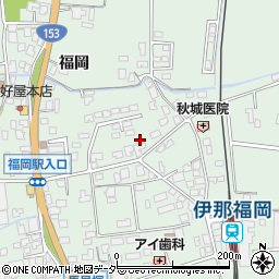 長野県駒ヶ根市赤穂福岡9141-3周辺の地図