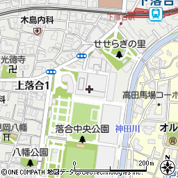 新宿区立スポーツ施設　落合中央公園野球場・庭球場周辺の地図