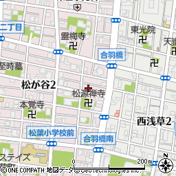松ヶ谷マーサアパートメント周辺の地図