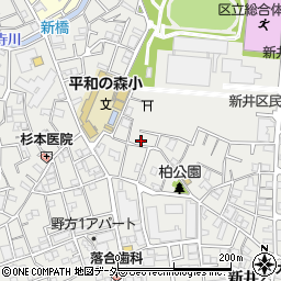 東京都中野区新井3丁目28-10周辺の地図