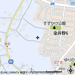 千葉県佐倉市生谷1417周辺の地図