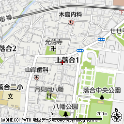 東京都新宿区上落合1丁目24-1周辺の地図