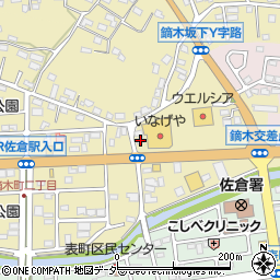 千葉県佐倉市鏑木町398周辺の地図