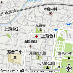 東京都新宿区上落合1丁目24-11周辺の地図