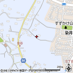 千葉県佐倉市生谷1421周辺の地図
