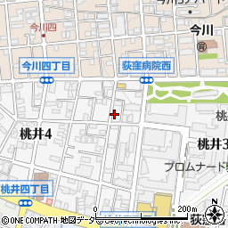 桃山荘周辺の地図