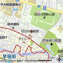 東京都文京区目白台1丁目5周辺の地図