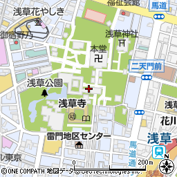ヒラノヤ土産品店周辺の地図