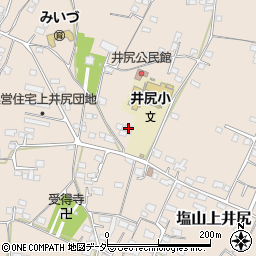 山梨県甲州市塩山上井尻676-4周辺の地図