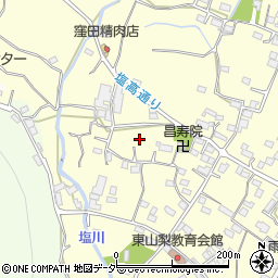 山梨県甲州市塩山千野3321周辺の地図