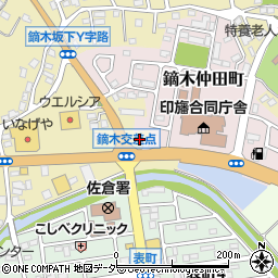 千葉県佐倉市鏑木町470周辺の地図