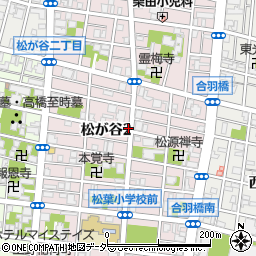 東京都台東区松が谷2丁目20-16周辺の地図