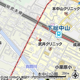 千葉県船橋市本中山3丁目22-6周辺の地図