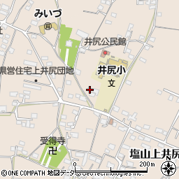 山梨県甲州市塩山上井尻676-5周辺の地図