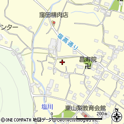 山梨県甲州市塩山千野3321-1周辺の地図