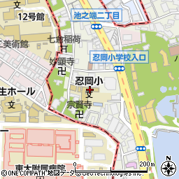 東京都台東区池之端2丁目周辺の地図