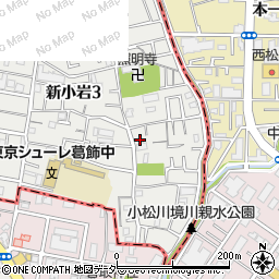 東京都葛飾区新小岩3丁目27-6周辺の地図