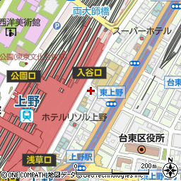 プロピア上野支店周辺の地図