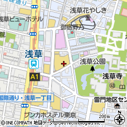 スシロー 浅草六区店周辺の地図